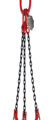 Elingue Chaîne - 3 Brins + 3 Crochets Raccourcisseurs
