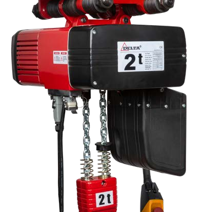 DELTA® Palan électrique à chaîne Premium DEH - 400V - avec chariot manual