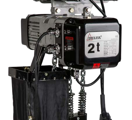 DELTA® Palan électrique à chaîne DTS - 400V - avec chariot électrique