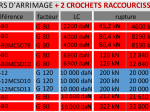 Tendeurs d'arrimage + 2 crochets raccourcisseurs