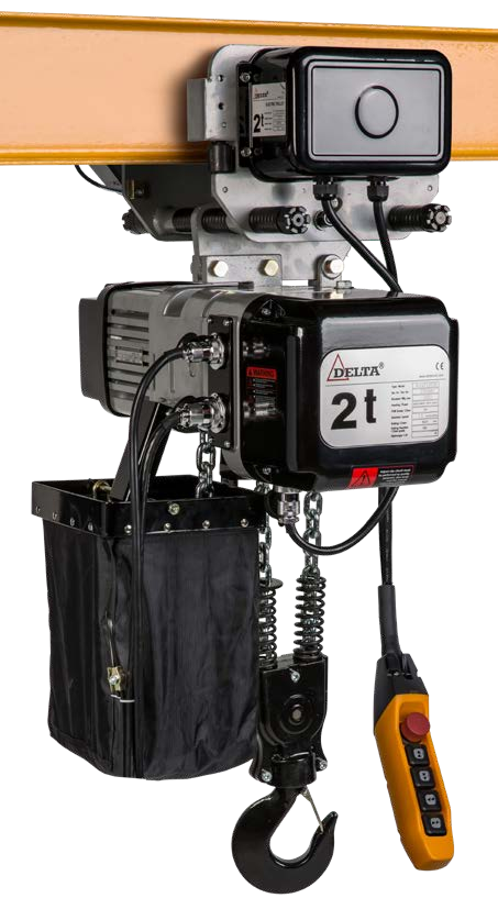 DELTA® Palan électrique à chaîne DTS - 400V - avec chariot électrique