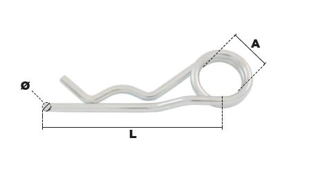 GOUPILLE BETA DOUBLE SPIRE Ø 2 mm ZING.