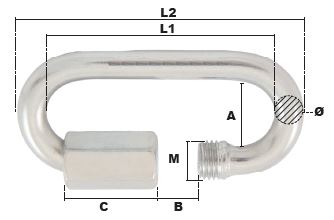 MAILLON A VISSER Ø 12 mm ZING.