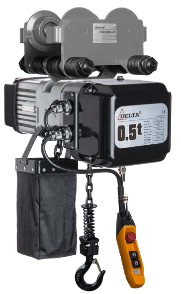 DELTA® Palan électrique à chaîne DMS - 230V - avec chariot