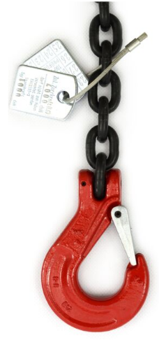 Chaîne d'arrimage HR + 1 Crochet à Linguet forgé  à chape